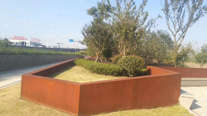 黄竹镇耐候钢挡土墙